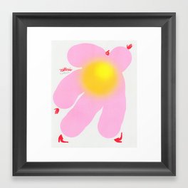 No Fun Without The Sun Framed Art Print