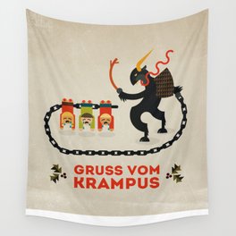 Gruss vom Krampus Wall Tapestry