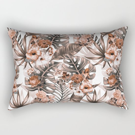 Tropical Pattern Rectangular Pillow