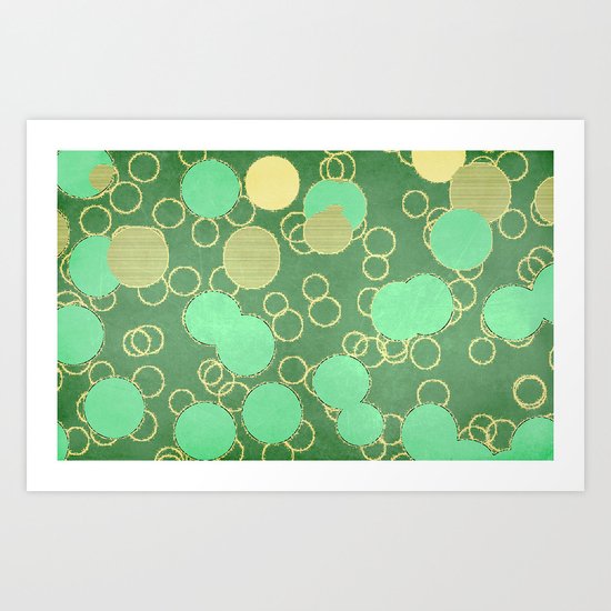 Sugar rings Art Print