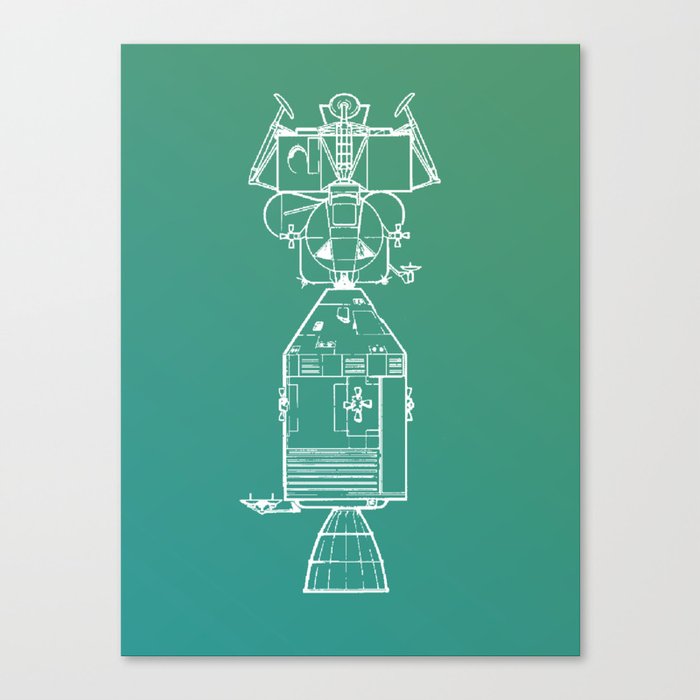 Real Spaceship Canvas Print
