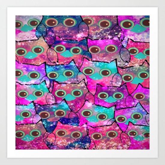 gorgeous owl-316 Art Print
