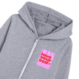 Love yourself Kids Zip Hoodie