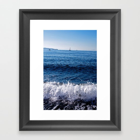 High Tide Framed Art Print