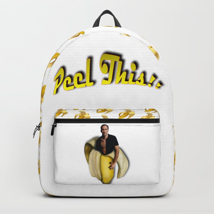 nicolas cage face backpack
