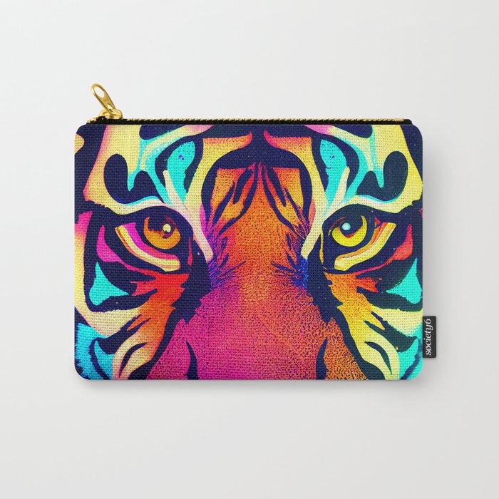 NEON TIGER Carry-All Pouch