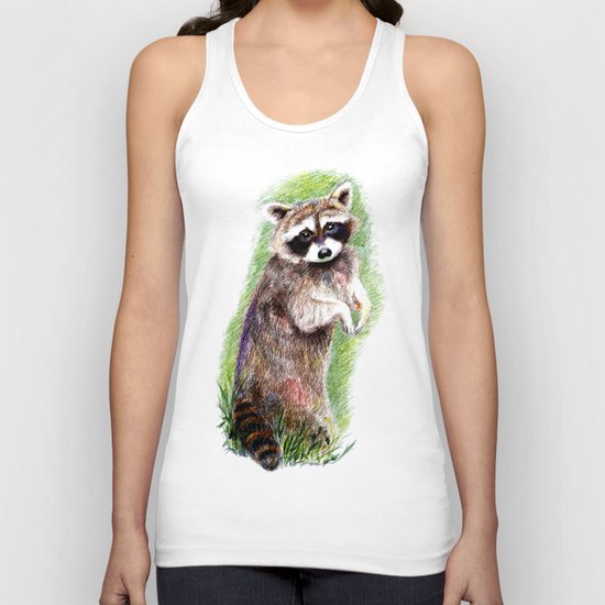 Raccoon Unisex Tank Top