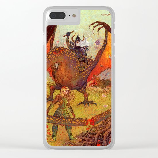 Dragon Slayer Clear iPhone Case