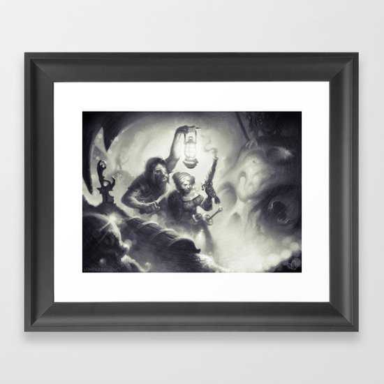 The Intruders Framed Art Print