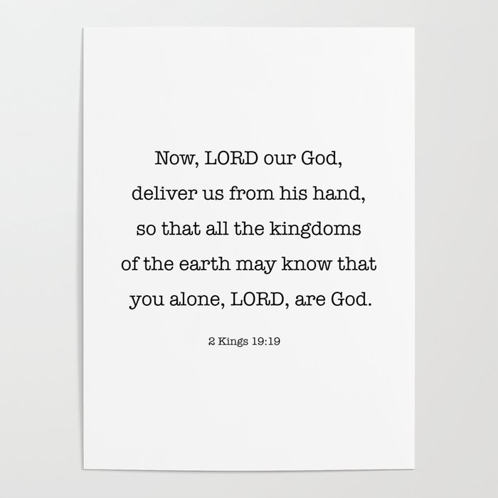 Now, Lord our God Poster