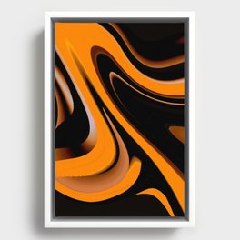 Orange Marmalade Framed Canvas