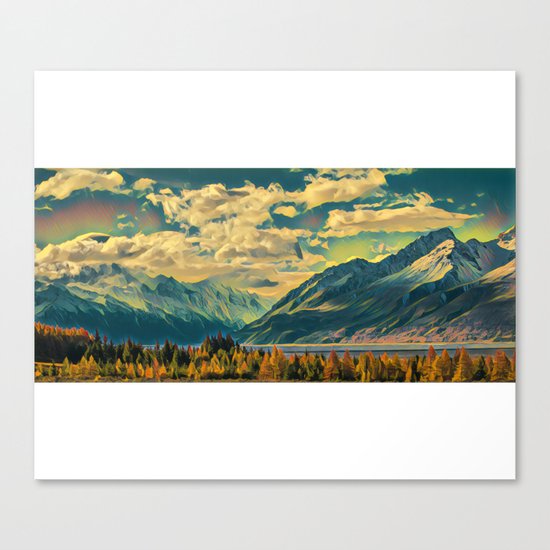 Cabin View Wilderness Canvas Print