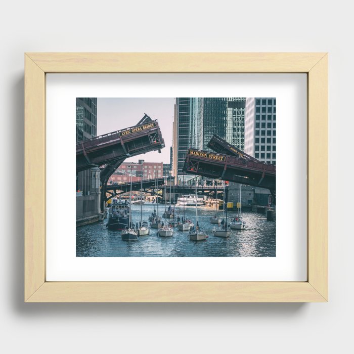 Bridge Raise Recessed Framed Print
