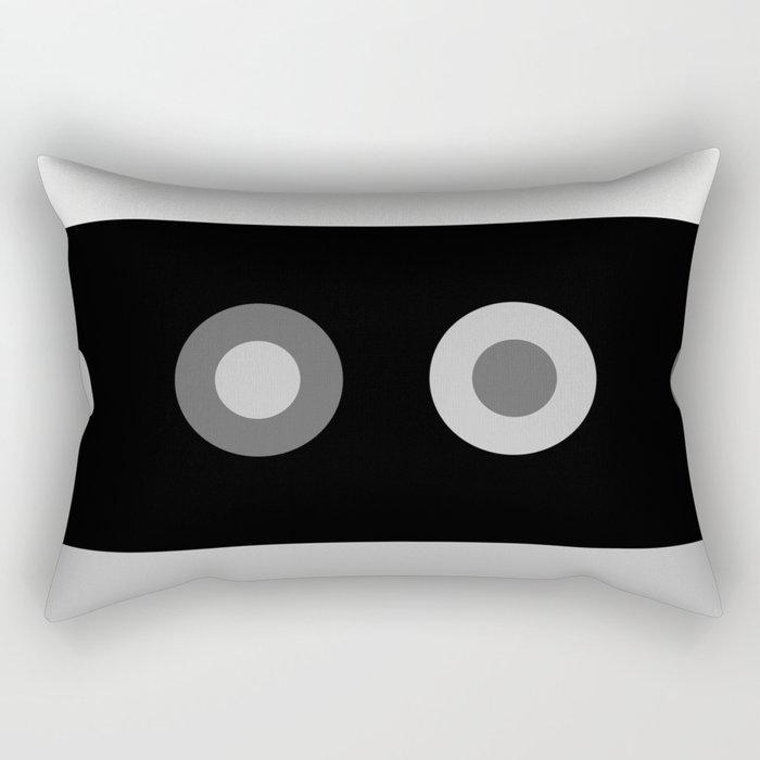 Plate II Achromatic constant (refreshed re-make of the original illustration from 1885) Rectangular Pillow
