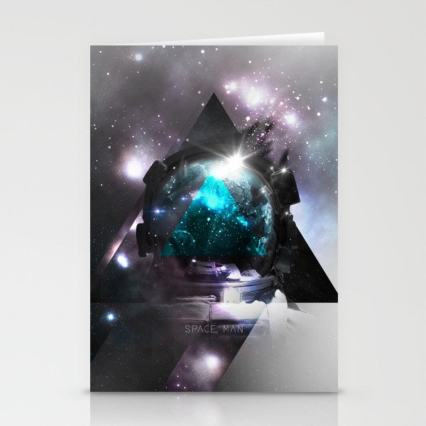 Space, man Stationery Cards