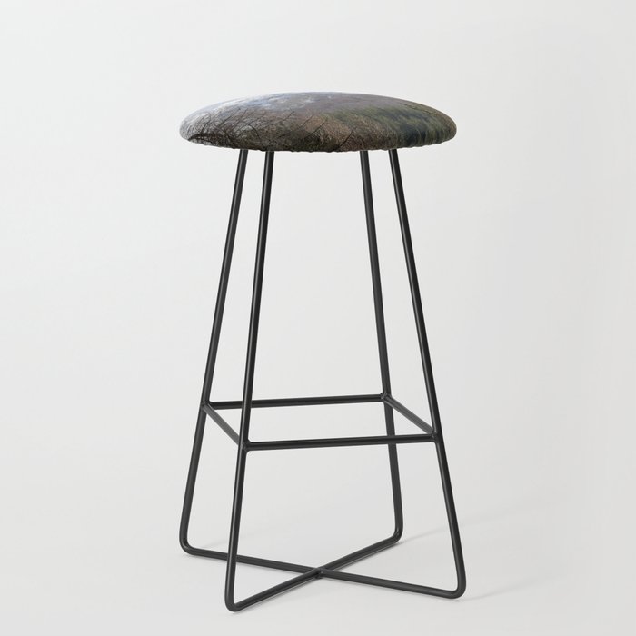 Scottish Highlands Winter Nature Scene Bar Stool