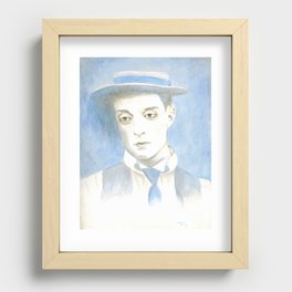 Buster Keaton Recessed Framed Print