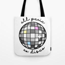 All Panic, No Disco Tote Bag