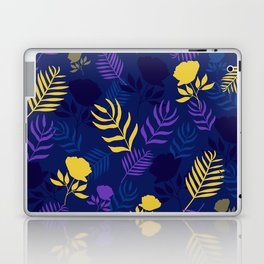 A Pretty Floral Decor with the Palm Leaves Laptop Skin