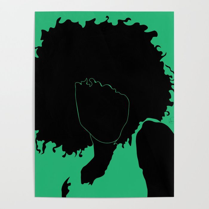 lime green Poster