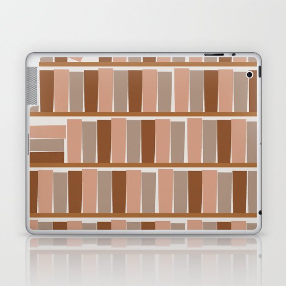bookshelf (brown tone family) Laptop & iPad Skin