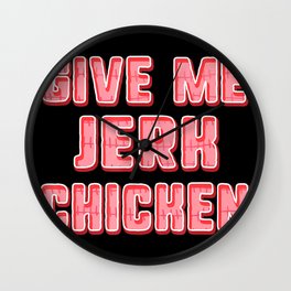 Give Me Jerk Chicken Wall Clock | Chickenpainting, Rooster, Chickenoil, Roosterart, Chickengift, Backgroundchicken, Chickens, Hen, Chicken, Chickendigital 