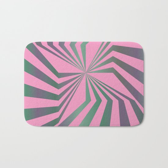 Broken Lines - Optical games Bath Mat