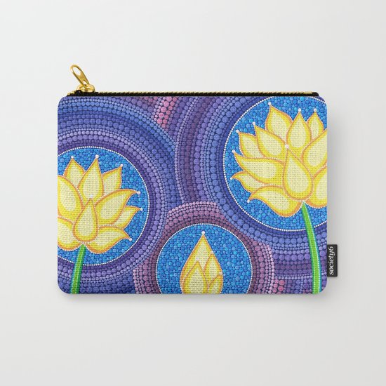 Dreamy Lotus Family Carry-All Pouch