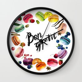 Bon Appetit Wall Clock