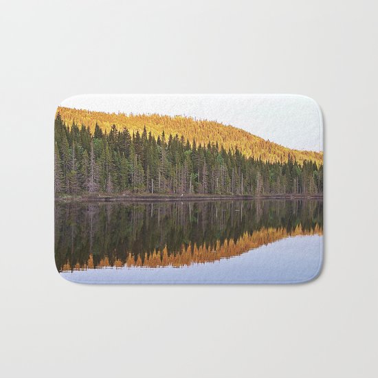 Fall Forest Reflected Bath Mat