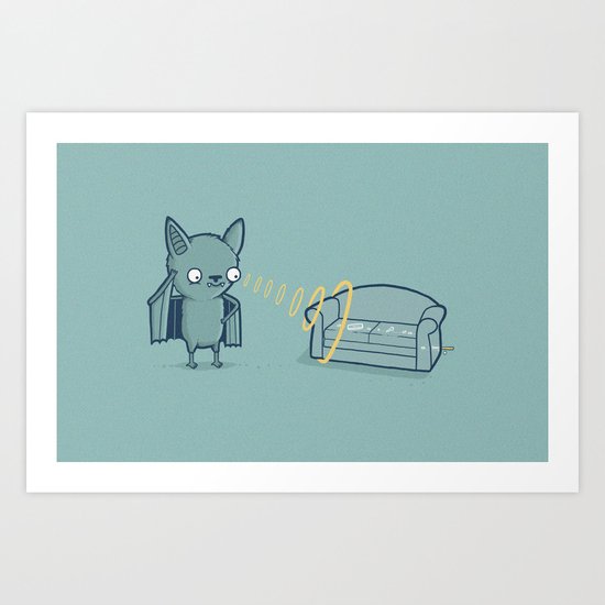 Uses of sonar Art Print