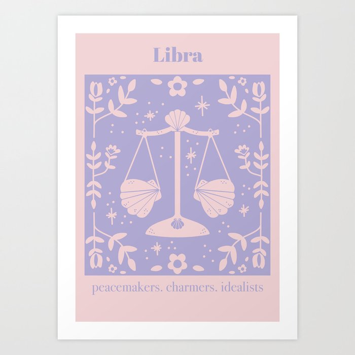 Zodiac Series: Libra Art Print