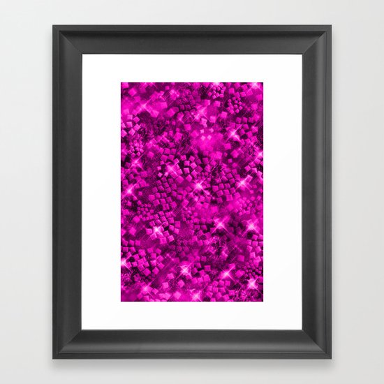 Dazzling Series (Pink) Framed Art Print