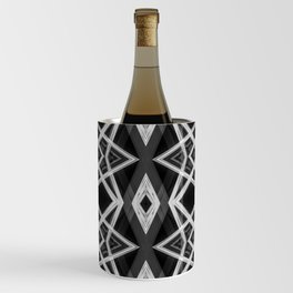 Black & White Graphic Wine Chiller