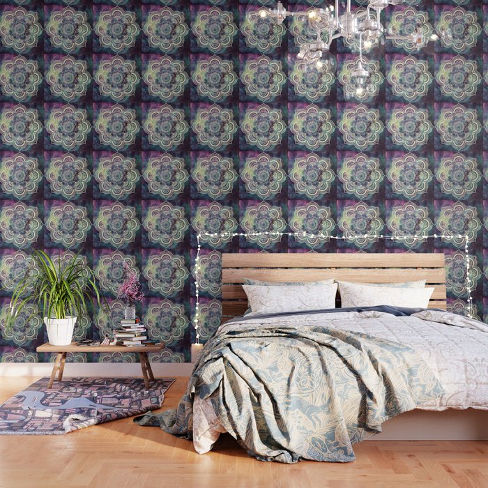 Galaxy Mandala Deep Pastels Wallpaper By Vintageby2sweet Society6