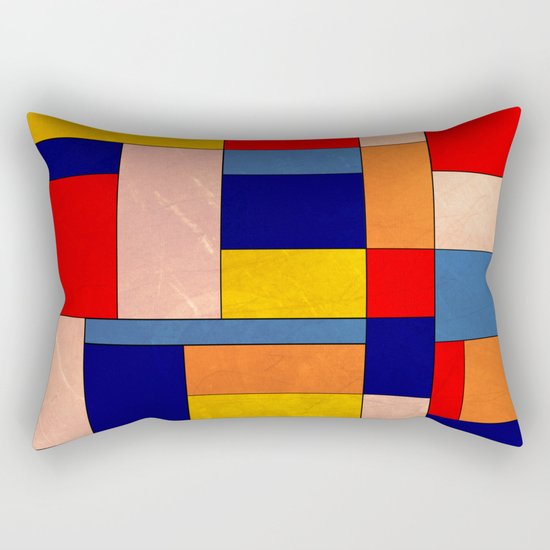 Abstract #340 Rectangular Pillow