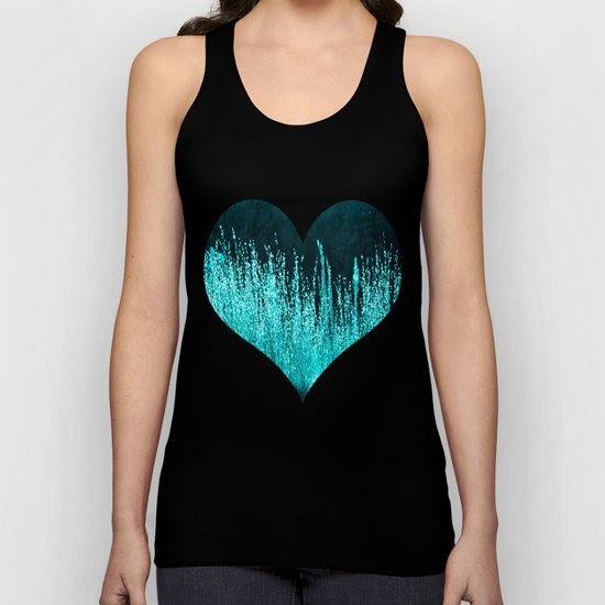 Grasses Aqua Unisex Tank Top
