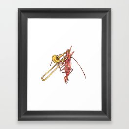 Trombone Shrimp Framed Art Print