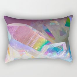 Opal Aura Quartz Crystal 1 Rectangular Pillow