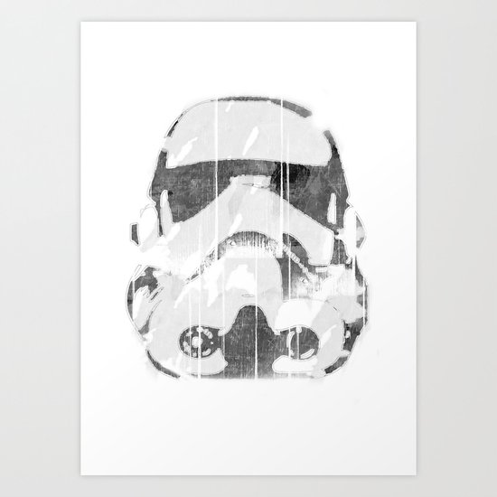 Watermark Stormtrooper Art Print