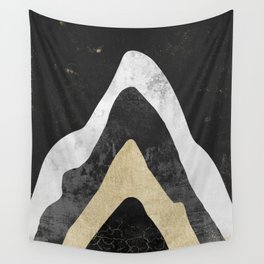 Gold and Silver Mountain Adventures Wall Tapestry
