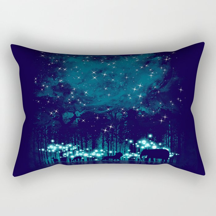 Cosmic Safari Rectangular Pillow