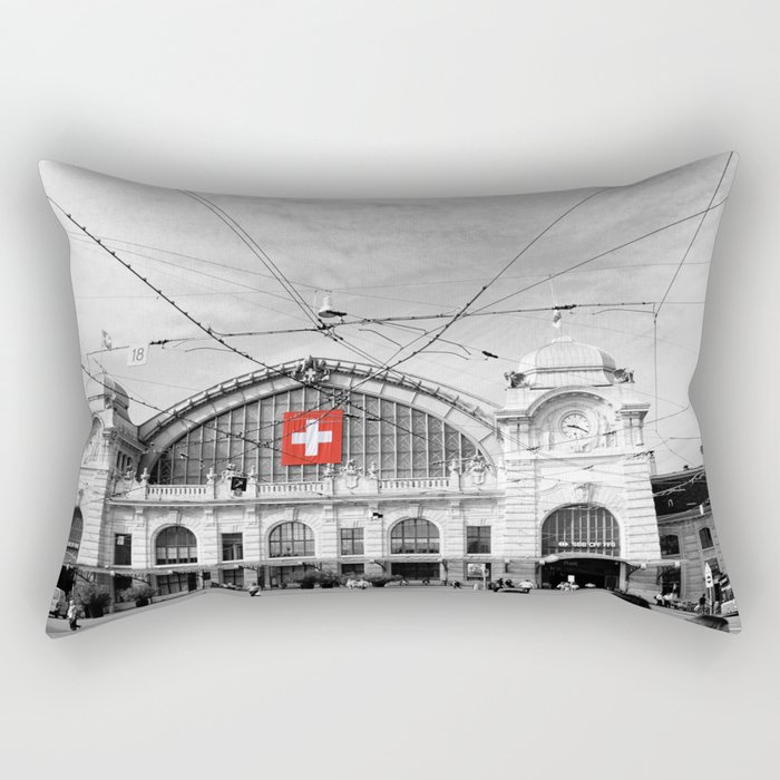 Swiss Flag Rectangular Pillow