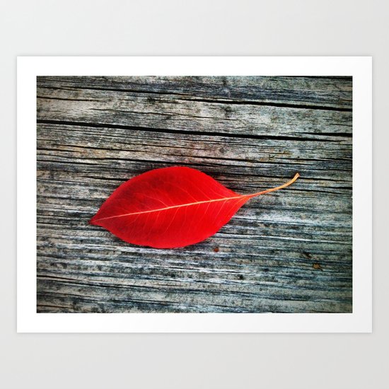 red Art Print