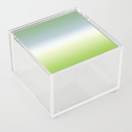 Cool & Fresh Blue Green Ombre Gradient Acrylic Box