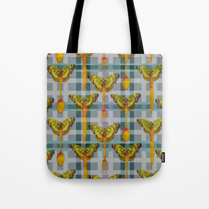 DINNER_WITH_BUTTERFLIES Tote Bag