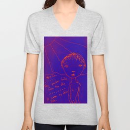 The Blue Itch V Neck T Shirt