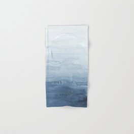 Indigo Abstract Painting | No. 4 Hand & Bath Towel