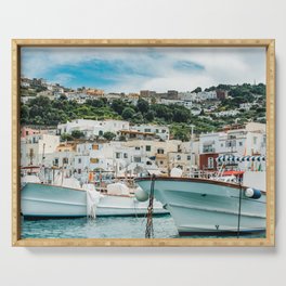 Capri Italy Fine Art Print Serving Tray