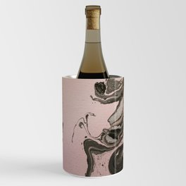 Pink and gray marbled paper IV Wine Chiller